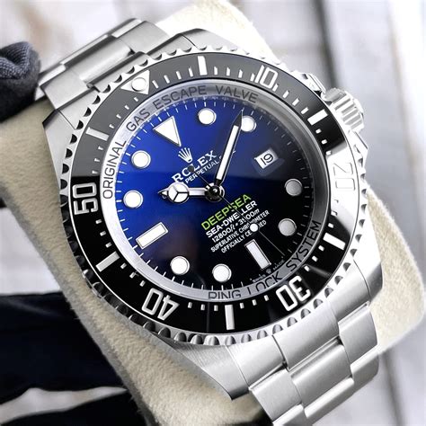 in acciaio del rolex replica deepsea 44mm|rolex deepsea dive watch.